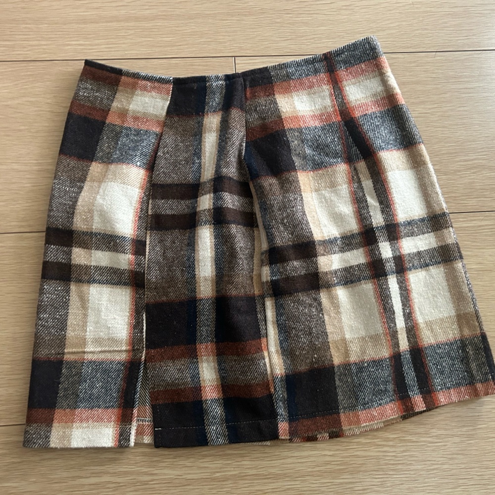Plaid Mini Skirt